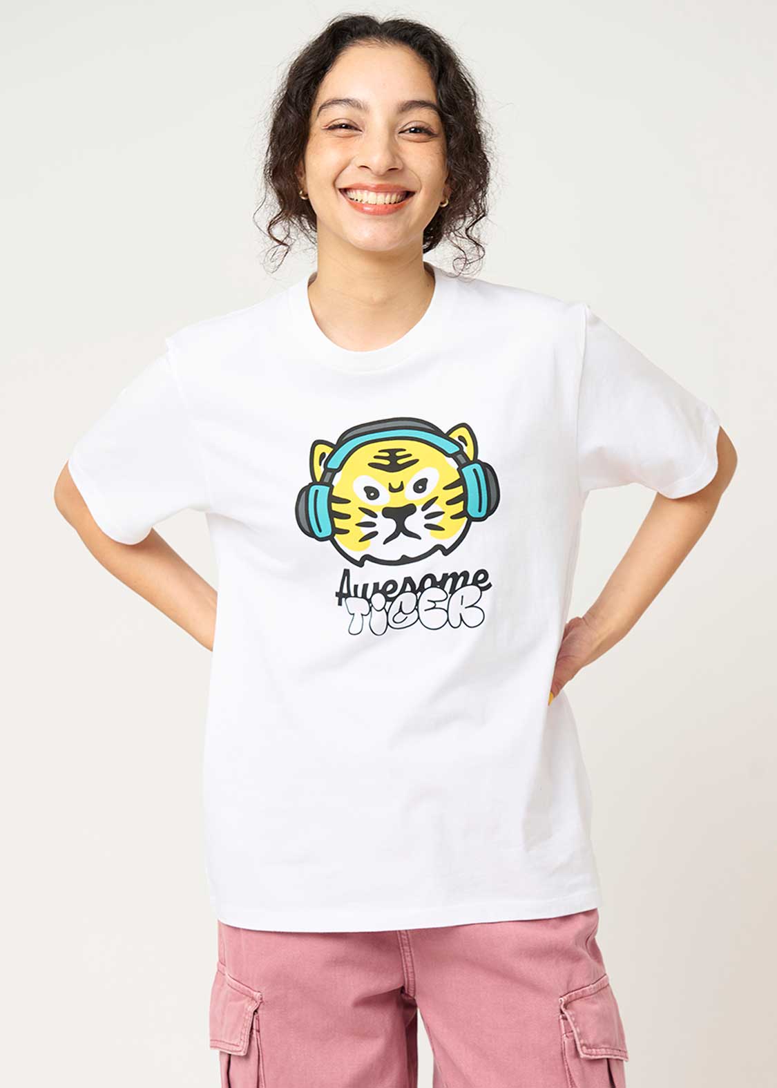 オーサムタイガー ロックカーム｜Tシャツ｜ユニセックス｜グラニフ