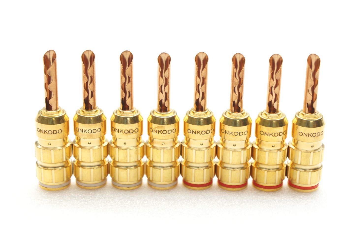 ONKODO BP-208B 無塗装、非メッキ BFA型 バナナプラグ (リン青銅製)