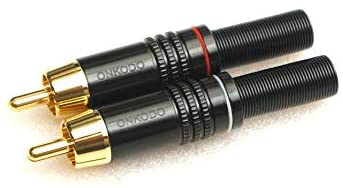 MOGAMI 2534 燐青銅製 赤白ラインペア RCAケーブル