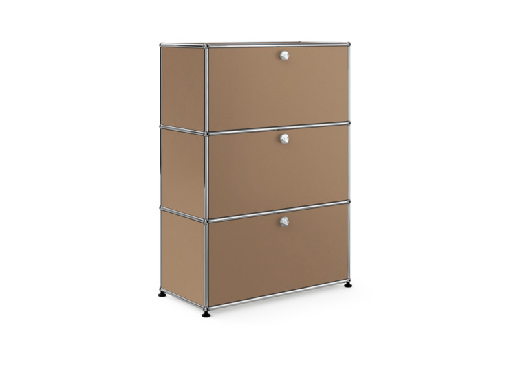 USMハラー 1連3段 キャビネット （W773×D373×H1090mm）USMベージュ