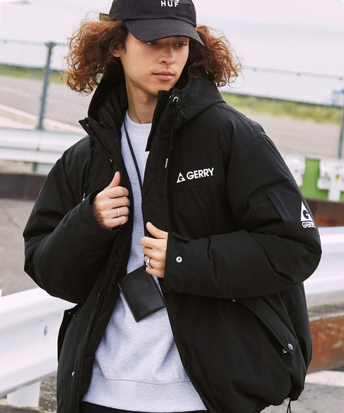 シェリー セール】GERRY / ジェリー 別注 <撥水・防風> ラバー/刺繍ロゴ