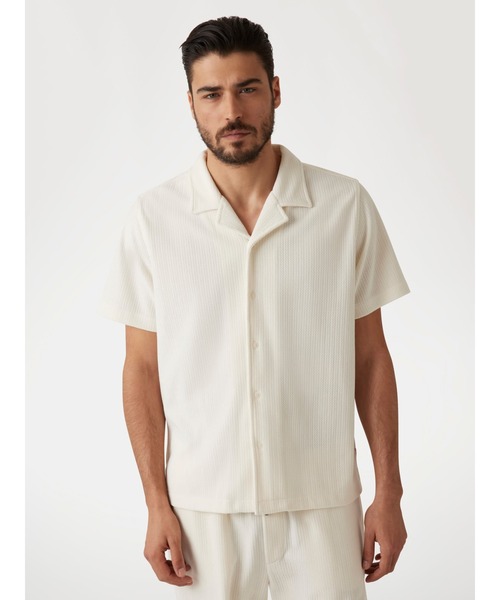 SS Baron Textured Knit Shirt 半袖シャツ | GUESS(ゲス) JAPAN 公式