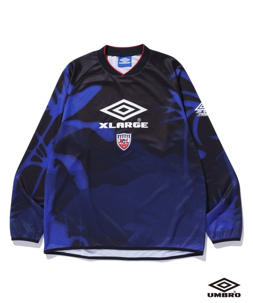 セール】XLARGE×UMBRO L/S SOCCER JERSEY（Tシャツ/カットソー