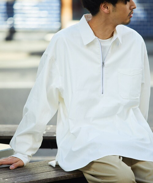 HINSON（ヒンソン）の「HINSON/ヒンソン 別注 HALF ZIP SHIRT/ハーフ