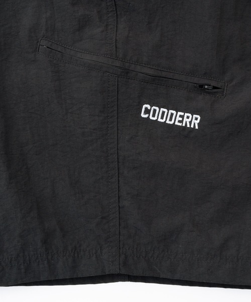≪セットアップ≫【CODDERR】ロゴ刺繍 ナイロン ビッグシルエット