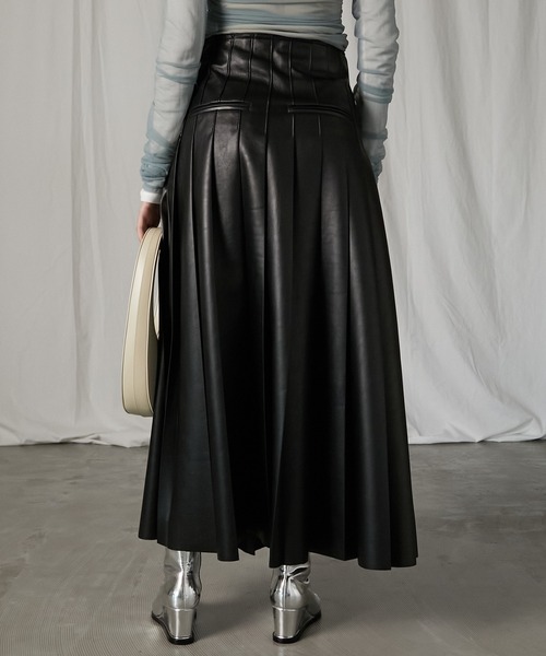 2WAYプリーテッドマキシスカート / Pleated Maxi Skirt（スカート