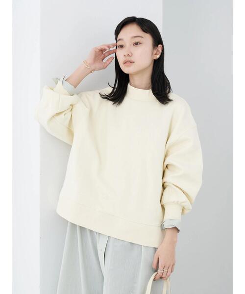 セール】裏起毛モックネックプルオーバー*（スウェット）｜earth