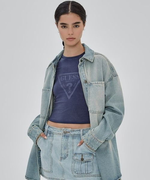 GUESS Originals Authentic Denim Shirt シャツ ブラウス レディース