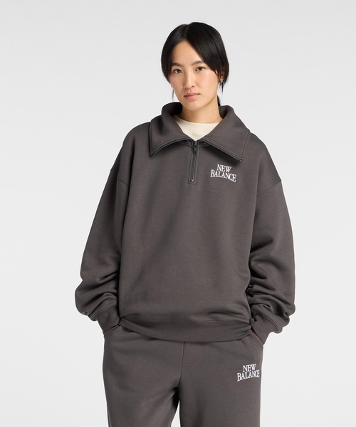 リニアヘリテージフリースハーフジップ（スウェット）｜New Balance