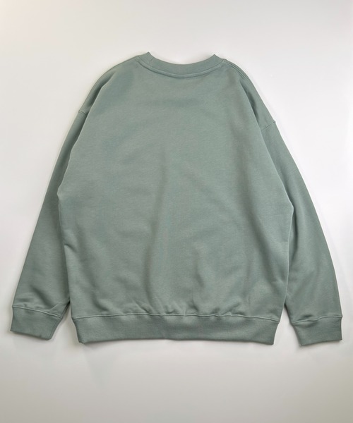 セール】T-MAC キツネのぞき刺繍 オーバーサイズ 裏毛スウェット