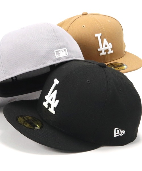 ニューエラ フラットバイザーキャップ MLBドジャース 59FIFTY