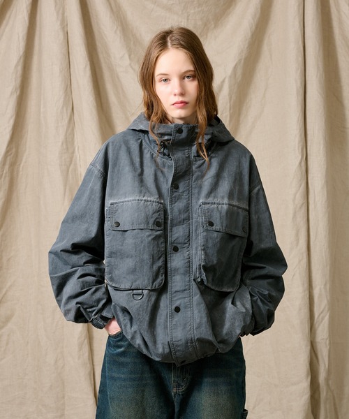 セール】GARMENT DYED NYLON MOUNTAIN PARKER / ガーメントダイ
