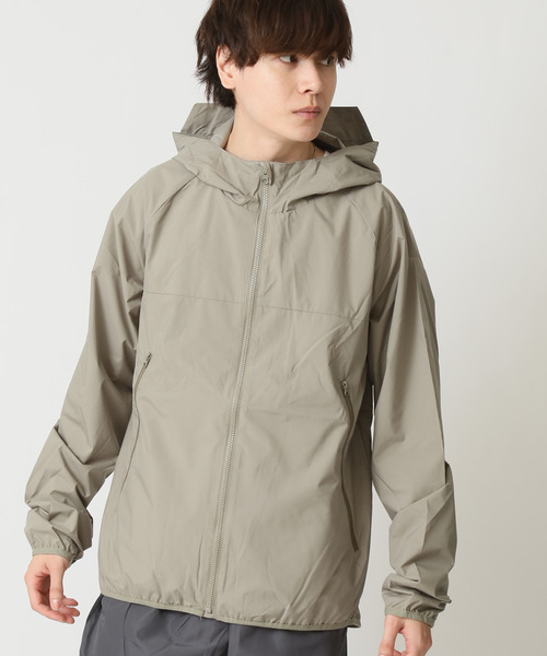 セール】ポケッタブル 防風 撥水 ストレッチZIPレインウィンド