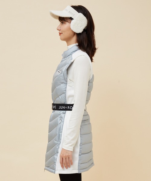 JUN&ROPE'（ジュンアンドロペ）の「【撥水】ロゴベルト付きダウン