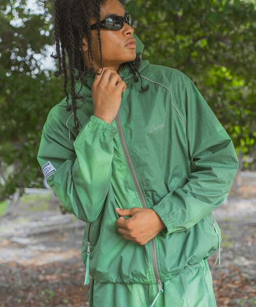 SEQUENZ（シークエンズ）の「【SEQUENZ】FRASH TRIM TIE-DYE SHELL