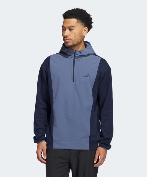 adidas（アディダス）の「COLD.RDY ハーフジップ フーディージャケット