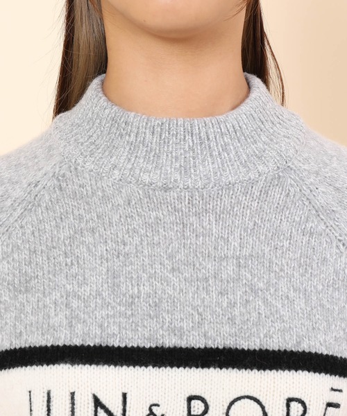 JUN&ROPE'（ジュンアンドロペ）の「フロントロゴパフスリーブ長袖プル