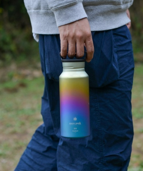 オーロラボトル800 レインボー 水筒（アウトドアグッズ）｜Snow Peak