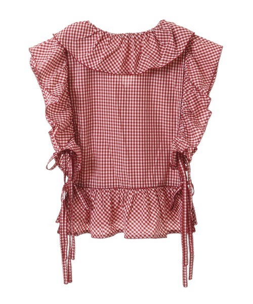 PINK HOUSE（ピンクハウス）の「スモッキング刺繍使いギンガムチェック