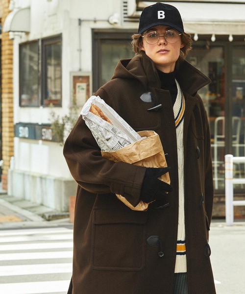 EMMA CLOTHES（エマクローズ）の「2WAYメルトンロングダッフルコート