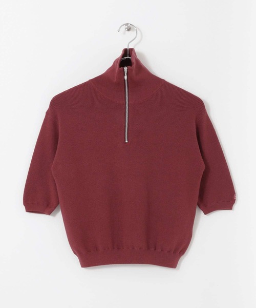 セール】OOPS TRUECOTTONハーフジップニット（ニット/セーター