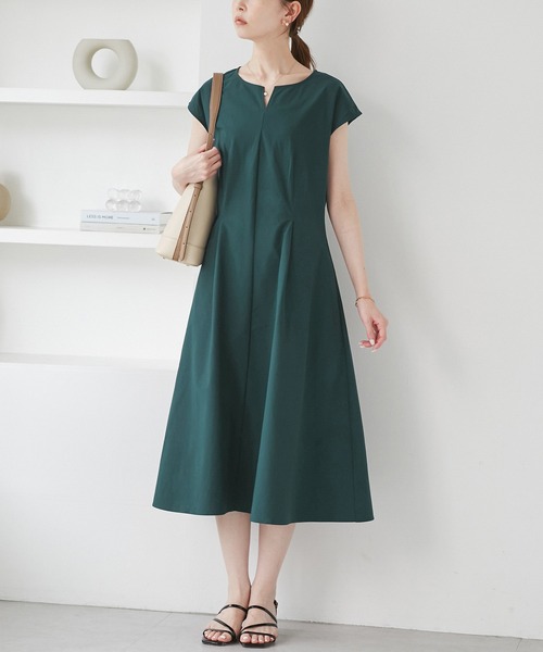 セール】【吸水速乾】ウエストタックカットワンピース（ワンピース