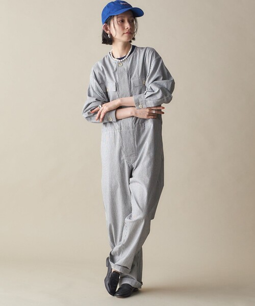 セール】SHIPS NINE CASE:〈洗濯機可能〉ジャンプスーツ（つなぎ