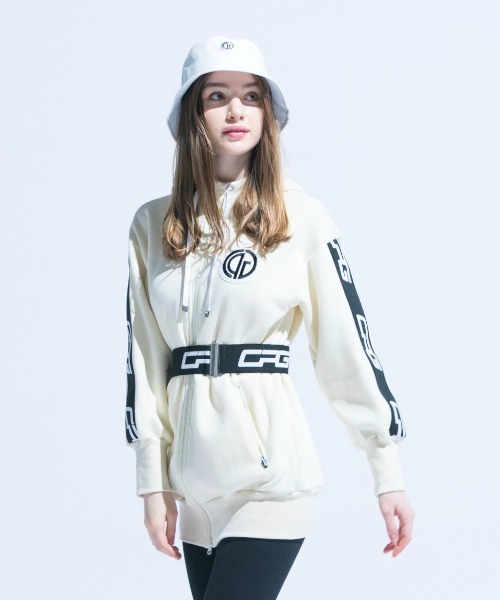 CPG GOLF（シーピージーゴルフ）の「Fluffy long length zip up jacket