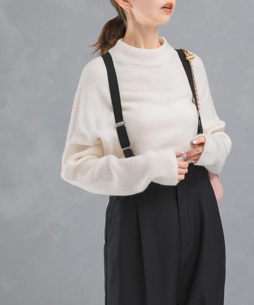 セール】ショートハイネックホールニット（ニット/セーター）｜URBAN