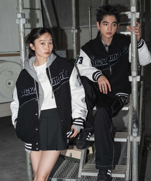 セール】WEGO/メルトンワッペンスタジャン（スタジャン）｜WEGO