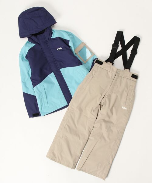 セール】【FILA:フィラ】キッズスノーウェア上下セット スキー