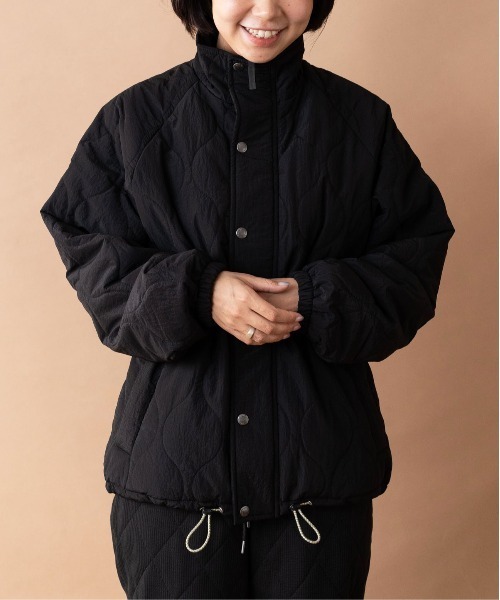 リップストップキルティングスタンドJKT（ナイロンジャケット）｜gym