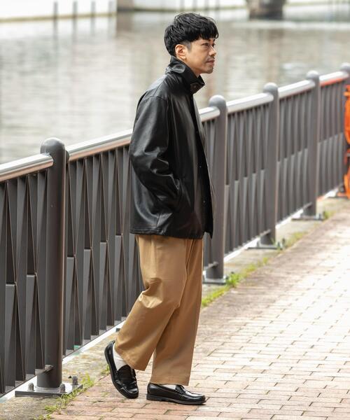 セール】『XLサイズあり』ビーガンファブリックコーチジャケット