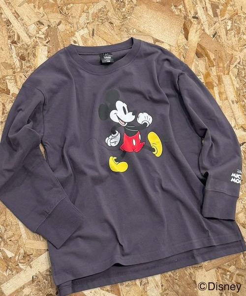 Disney/ディズニー】 MICKEYミッキーマウス キッズ オーバーサイズロン