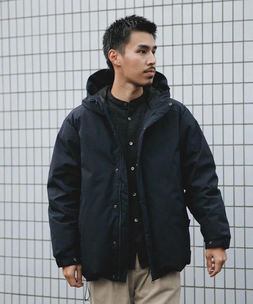 セール】『XLサイズ/WEB限定』ウールブレンドラミネートダウンパーカー