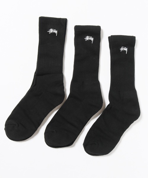 セール】STUSSY/ステューシー STOCK CREW SOCK PACK ソックス