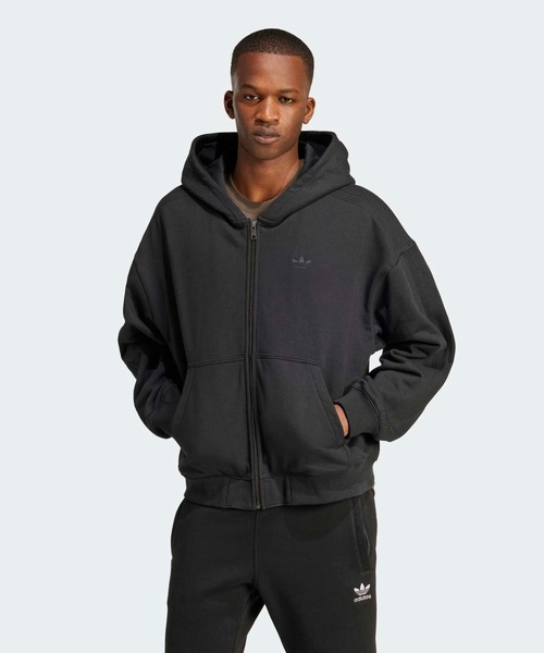 プレミアム エッセンシャルズ フルジップ パーカー / アディダス