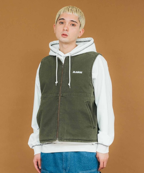 XLARGE（エクストララージ）の「EMBROIDERED DUCK VEST（ベスト）」 - WEAR