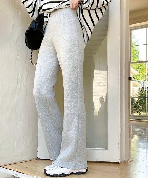 セール】選べる丈 フレアレギパン ストレッチ もっちり素材（その他