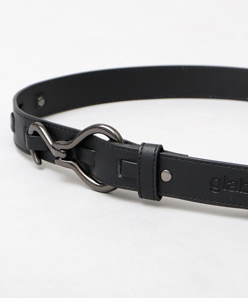 セール】フックバックル ベルト 2サイズ展開（フラッシュシルバー