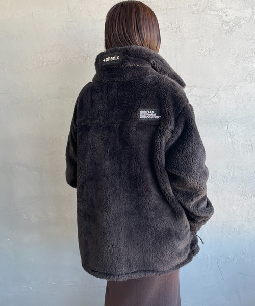 ＋phenix/プラスフェニックス] 別注 ボアフリース ジャケット【追加