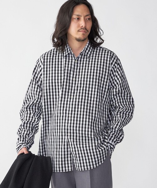 SHIPS: レギュラーカラー ベーシック ロングスリーブ シャツ