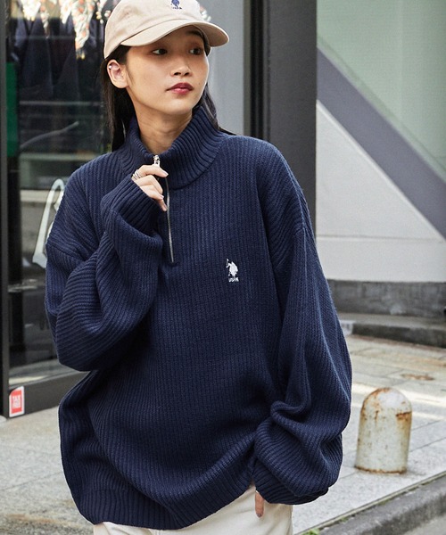 U.S. POLO ASSN. /ユーエスポロアッスン 別注 ワンポイントロゴ刺繍