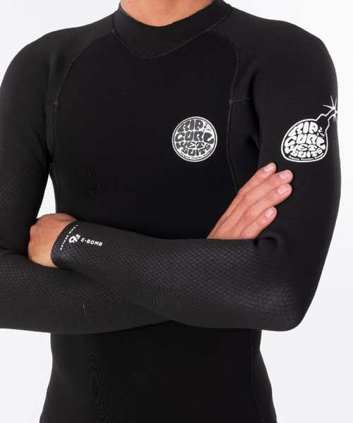 1mm タッパー ウェットスーツ 黒リップカール