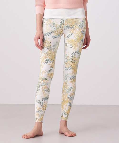 Chacott（チャコット）の「ミモザプリントレギンス（レギンス/スパッツ