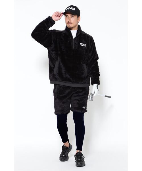 PING（ピン）の「【PING APPAREL】ボアフリースハーフジッププル