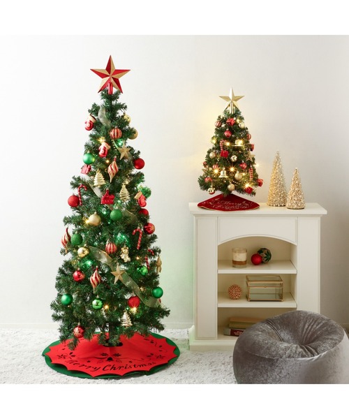 クリスマスツリー スターターセット 150cm グリーン（インテリア雑貨