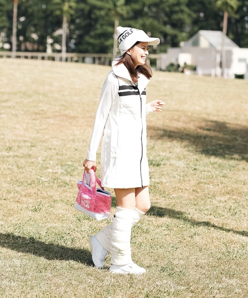 FILA GOLF:フィラゴルフ】レディース 中綿ワンピース｜ストレッチ / 撥