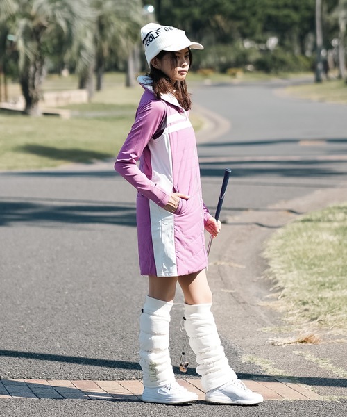 FILA GOLF:フィラゴルフ】レディース 中綿ワンピース｜ストレッチ / 撥