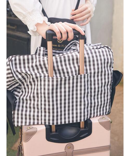 Maison de FLEUR（メゾンドフルール）の「ギンガムチェックキャリー